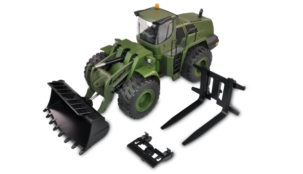 22534 Radlader G485E ME Militär Teilmetall 10-Kanal 1:14 RTR